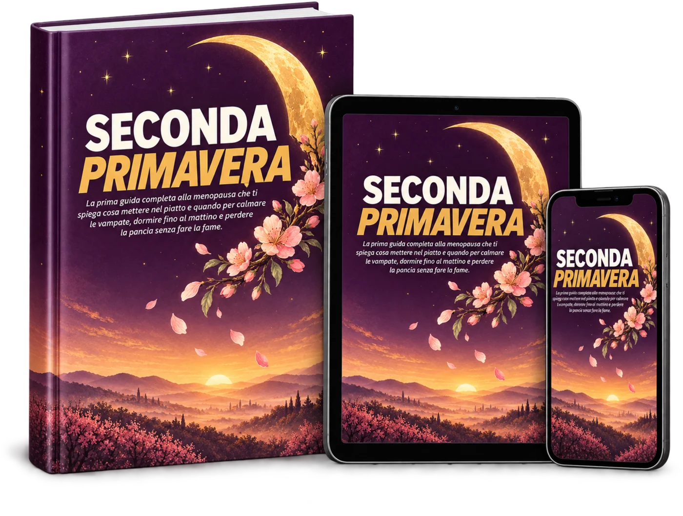 La guida Seconda Primavera su libro, tablet e telefono